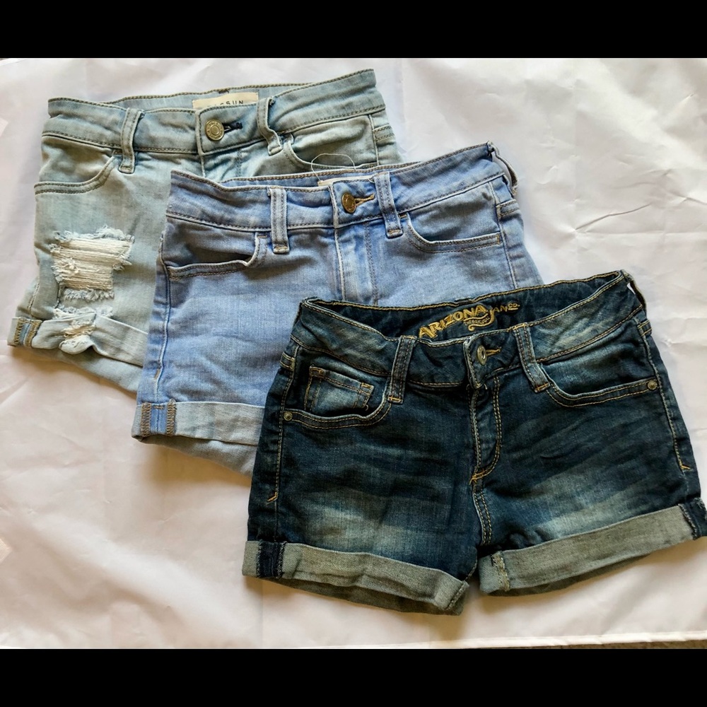 Jean Shorts- Set of 3 Pairs